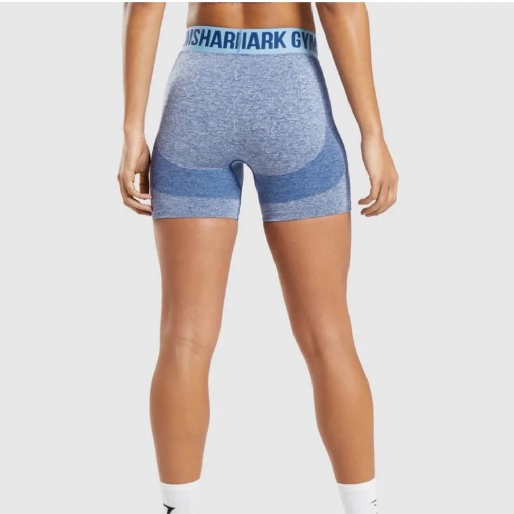 (A11) Gymshark Flex Shorts - Earl Blue Marl, Size Small,‎ EUC